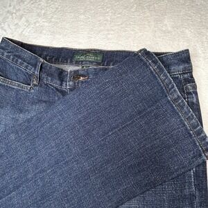 Lauren Ralph‎ Lauren Women's Size 10 Classic Midcalf Blue Jeans Spandex